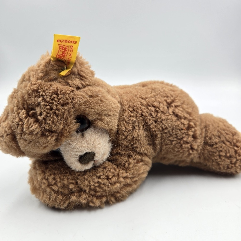VTG Steiff Teddy Bear Stuffed Animal Plush Ear Tag 8"‎ #5600/18 West Germany